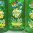 3 Lucky Super Soft Aloe Vera After Sun Gel  12 Fl Oz Each 2 Pumps Raised But New