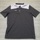Under Armour Cage Shirt Triumph Baseball Batting Black Gray Boys Xl Wind Jacket
