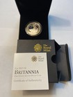 2012 1 Oz Silver Proof Britannia Coin In Original Royal Mint Box And Coa