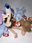 Ty Beanie Babies Lot Of 17 In Photo   Retired Stuffed Animals W Tags 1990s Plush