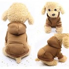 Pet Dog Hoodie Winter Sweatshirt Warm Jacket Coat For Small Medium Dogs