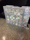 Thread Storage Box Clear Plastic Carrying Case With Spools