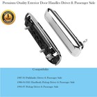 Exterior Chrome Door Handle Front rear Left Driver   Right Passenger 