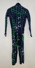 Arctica Men s Alpine Race Suit - Padded Front Zip Black green Pattern  Medium