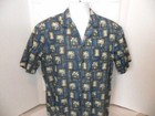 Hawaiian Shirt By Pacific Legend Made In Hawaii Blue green Size L