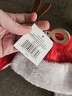 Puppy Dog Toddler Holiday Santa Reindeer Cap Hat New One Size Fits Most Nwt        