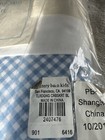Pottery Barn Baby Crib Skirt Blue Gingham Nursery Bedding
