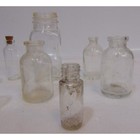 Medicine Glass Bottles Antique Lot Of 9 Apothecary Pharmacy Drug Prescription