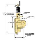 New Universal Power Door Lock Actuator Motor Keyless 5 Wire 12 Volt 9 8lb Torque