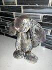 Jellycat Bashful Woodland Babe Bunny Plush Stuffed Grey Brown Small 11  Rabbit