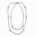 Camrose   Kross Silver Jbk Jackie Kennedy Coco Dual Paperclip Necklace Nib
