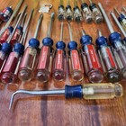 Craftsman Usa Screw Driver Lot Of 40 Tools Flat phillips torx  Wf Series Pre-own