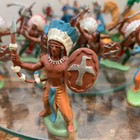 Vintage 19 Lot Britains Cowboys indians Toy Soldiers Plastic 1 5-2 5 