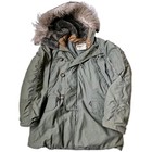 Army Parka Military Jacket 80s Cold Weather Usa          90s Vintage Issued 