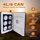 Thermoelectric 4l Car Cooler   Warmer - Mini Fridge For Travel   Home
