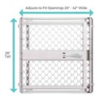 Toddleroo By North States 26 -42  Supergate Explorer Baby Safety Gate  Gray Plas