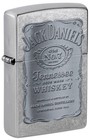 Zippo Windproof Street Chrome Jack Daniels Lighter 48284 New In Box