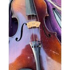 Vintage 4 4 Full Size Violin Outfit W  Case   Bow - V c  Squier String Label