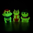 Vtg 80s Playskool Glo Friends 3  Finger Puppets Lot Of 3 Cricket Snugbug Spider