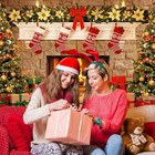 7x5ft Christmas Backdrop For Photography Fireplace And Tree Merry Christmas P   