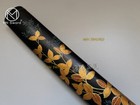 30 Inch Fine Hand Drawing Flowers Saya Sheath For Japanese Samurai Katana Sword