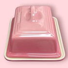 Le Creuset Stoneware Heritage European Covered Butter Dish  rose Quartz     New