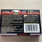 Lot Of 3 Tdk 120 Minute 8mm 120mp Premium Camcorder Video Tapes New Sealed