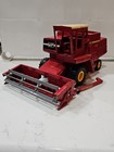Vintage 1973 Ertl 1 20 Massey Ferguson 760 Combine  182  Yellow Rims