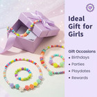 Toddler Necklace Bracelet  3 Sets Kids Jewelry For Girls Colorful Beads  Cost   