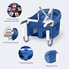 Hook On High Chair Portable Clip On Baby Booster Seat Blue Mtwml