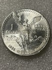 1985 Mexico Mexican Libertad 1 Troy Oz  onza   999 Fine Silver