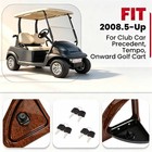For Club Car Precedent 2008 5-2024 Golf Cart Dash Cover Dashboard Kit Wood Grain