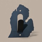 Heavy Duty European Mount Deer bear Skull Hanger Michigan Shape - Made In Usa