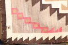 Antique Navajo Rug Large Native American Ganado  70   x43     Weaving Textile Vtg