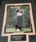 Pga John Daly 8x10 Photo Professionally Framed With Signed Autographed Golf Ball