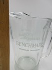 Vintage Large Seagram s Benchmark Glass Pitcher  Premium Bourbon 7 5  Heavy