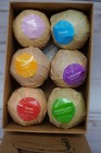 Set Of 6 Bath Bombs Sealed 6 Organic Handmade Large 2 1 Oz 100  Natural Bath