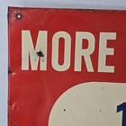 Original 1960s Big Giant Cola Embossed Metal Sign Antique Beverage Drink 