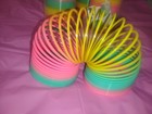 Fodoto 3-pack Large 3 5 x3 5  Rainbow Magic Spring Plastic Wire Spring Coil Toy