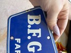 Porcelain B f  Goodrich Farm Tires Sign