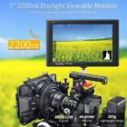 Feelworld Fw279 7 Inch Dslr Camera Field Monitor 2200nits Bright Hd Lcd 4k Hdmi