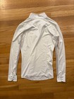 Essex Classics Coolmax Performance Long Sleeve Show Shirt  White  Size Small