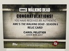 2017 Topps Amc Walking Dead Season 6 Carol Peletier Screen Worn Jacket Relic     