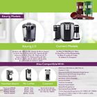 4-pack Reusable Capsules K-cup Coffee Pod Filter   Coffee Scoop Keurig