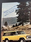 Jeep Usa Car Sales Brochure 1978  8-5424-835-01 Cj5 Cherokee Cj7 Wagoneer