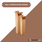 25 Shipping Moving Tall Corrugated Boxes 4x4x60