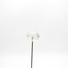 Antique Faceted Glass Ball Hatpin Hat Pin