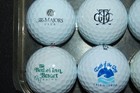  63  Set Of  12 Golf Ball Collectible Logo Country Club   Course   Links