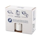 Inteplast Group Low-density Can Liner 33 X 39 33gal  8mil White 25 roll 6