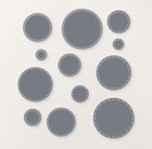 Stampin Up Spotlight On Nature Dies - New - Set Of 12 Circle Dies With Designs 